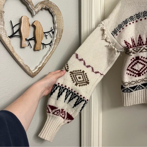 Intermix Wool Cashmere Sweater Medium - Picture 9 of 11